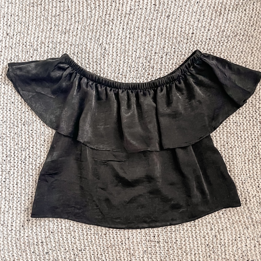 Silky Off-The-Shoulder Top